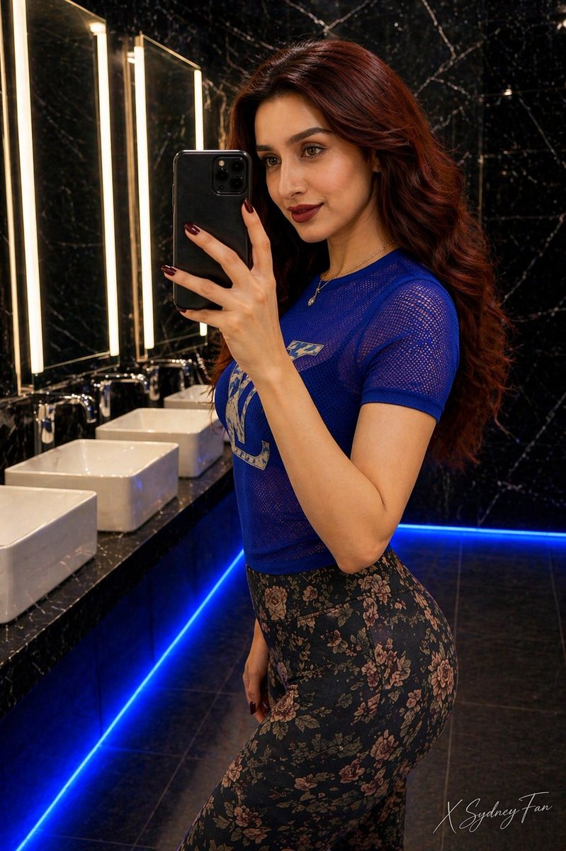 Luxury Restroom Mirror Selfie example 2