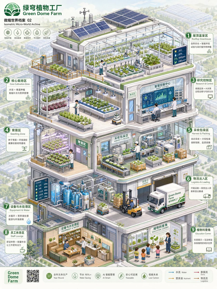 Isometric Micro-World Cross-Section Archive example 4