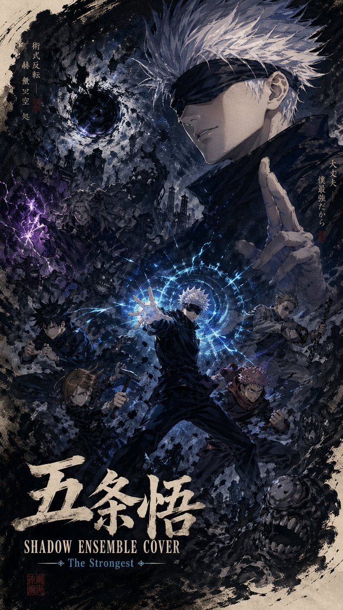 Shadow Ensemble Movie Poster Template example 2