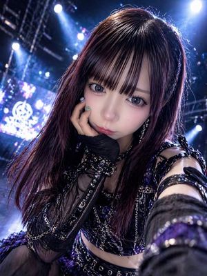 Gothic Idol Concert Selfie