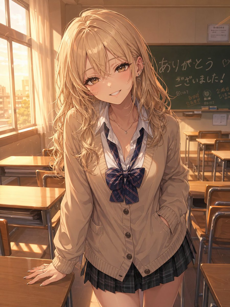Golden Hour Gyaru in Classroom output