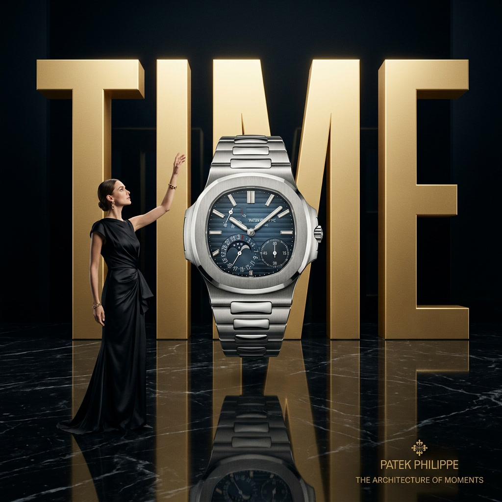 Sample output image for Cinematic Luxury Watch Advertisement Prompt