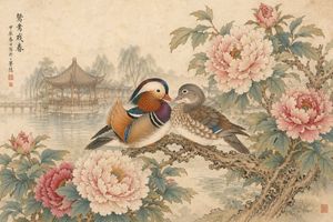 Traditional Chinese Ink Painting Style