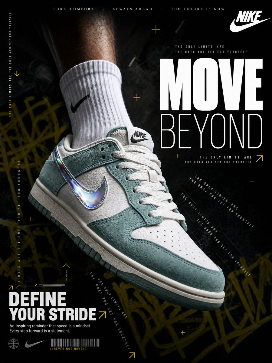4K Nike Sneaker Advertisement Prompt