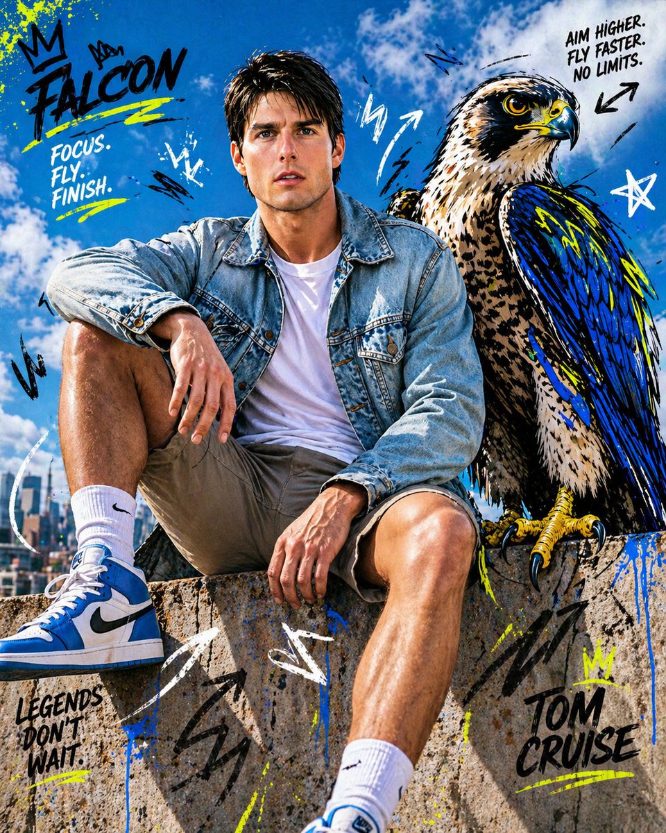 Mixed-Media Editorial Shot with Cartoon Character example 4