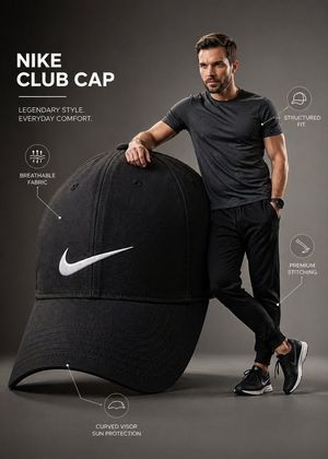 Premium Brand Infographic with Male Model