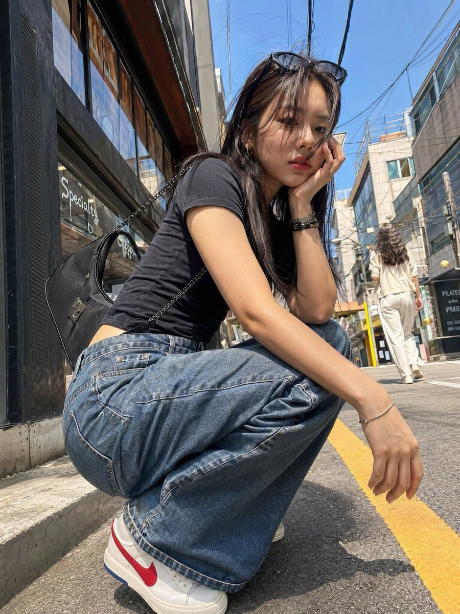 Korean Girl Street Photography example 2