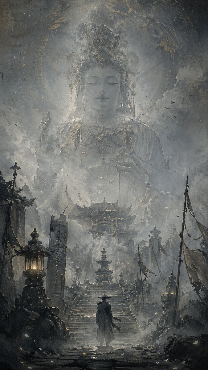 Eastern Ink Fantasy Illustration example 2