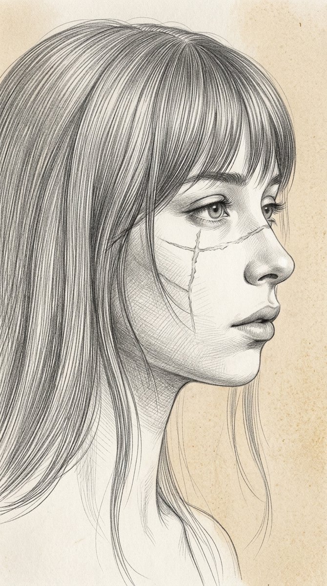 Sample output image for Renaissance Silverpoint Drawing