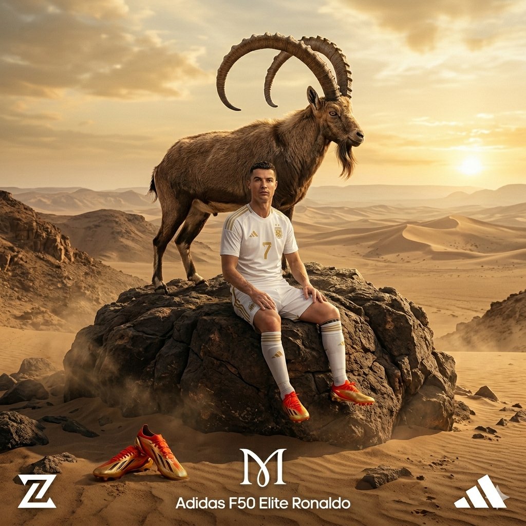Sample output image for Cinematic Luxury Sports Ad