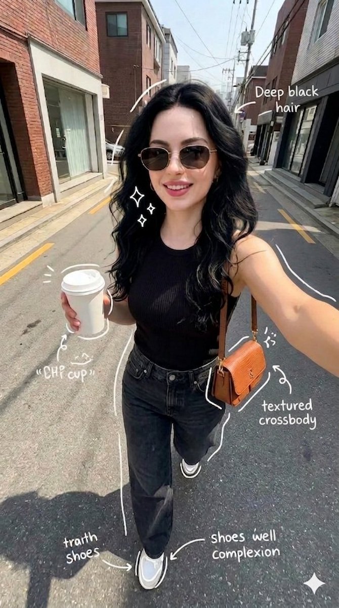 Sample output image for Street Style Selfie with Doodles