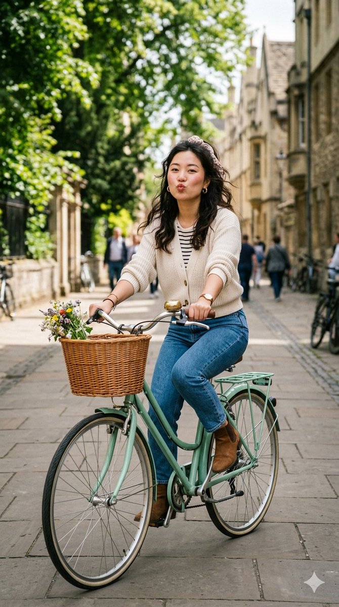 Sample output image for Candid European Bicycle Shot