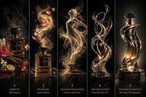 Luxury Perfume Transformation Art