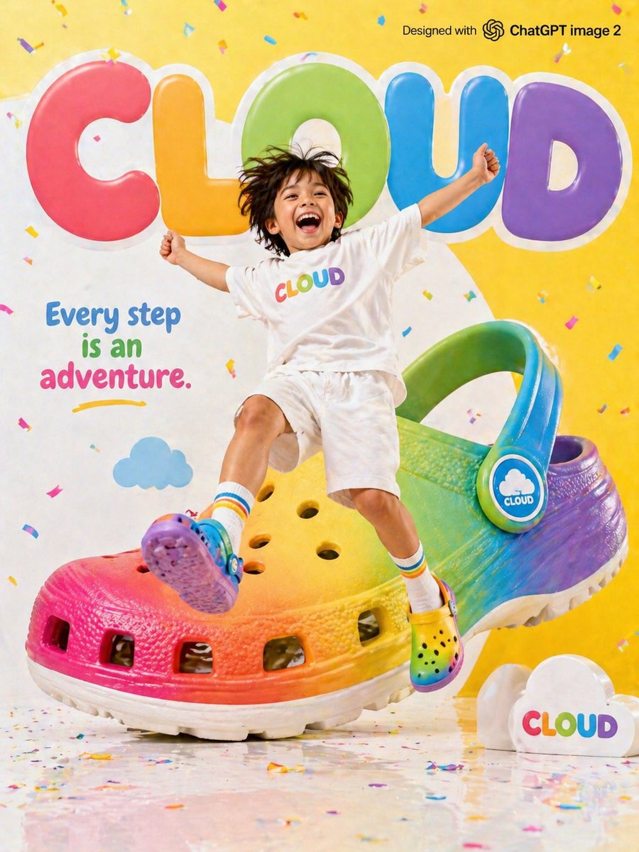 Children's Shoe Brand Advertisement