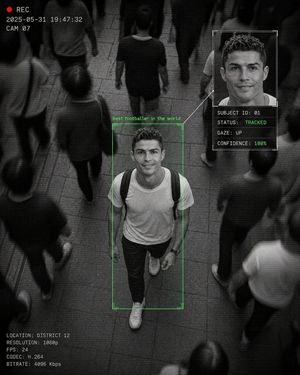 Cinematic Surveillance Interface Aesthetic