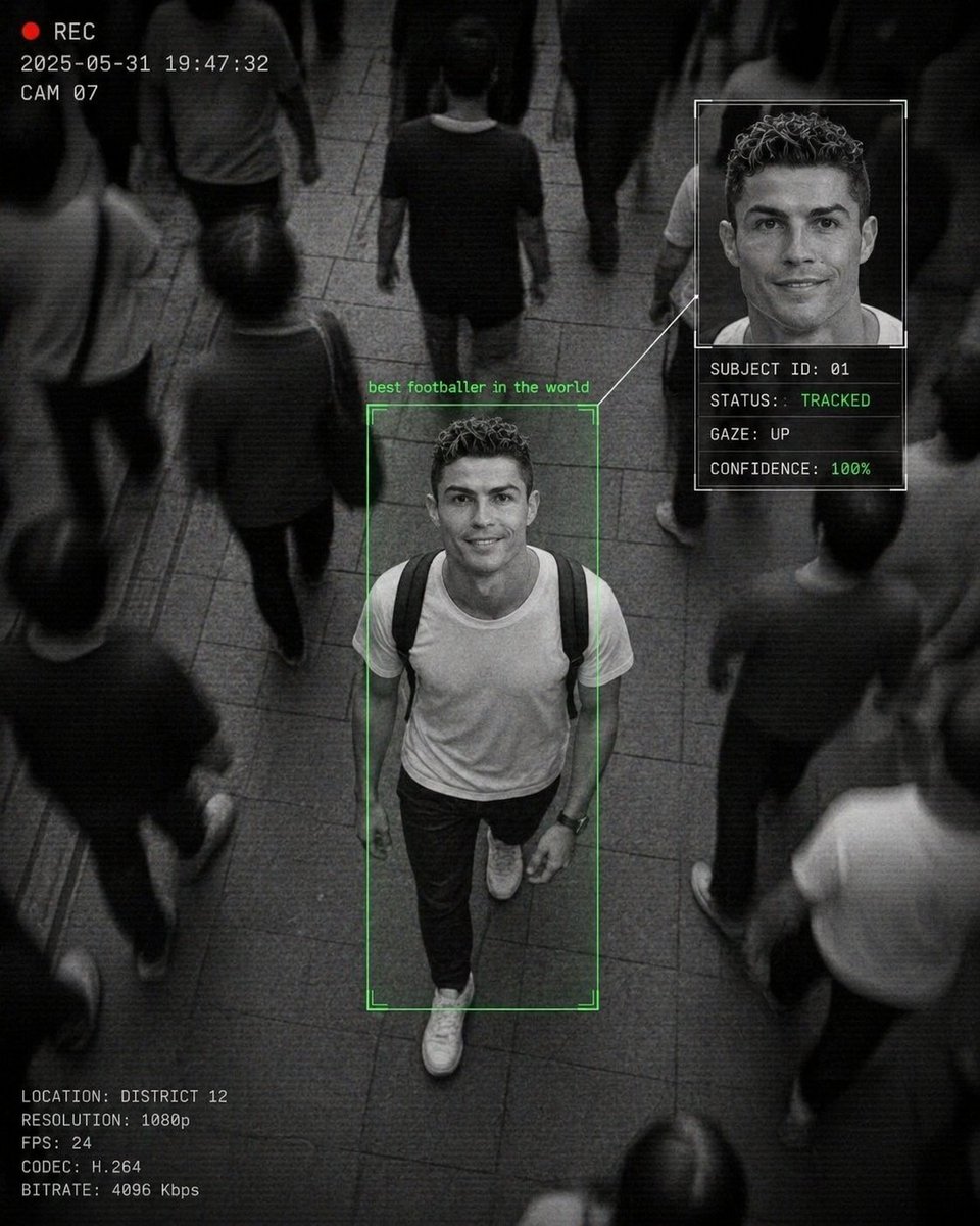 Social Media Post - Cinematic Surveillance Interface Aesthetic generated image example
