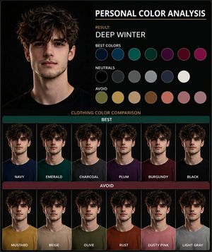 Personal Color Analysis Graphic Generator