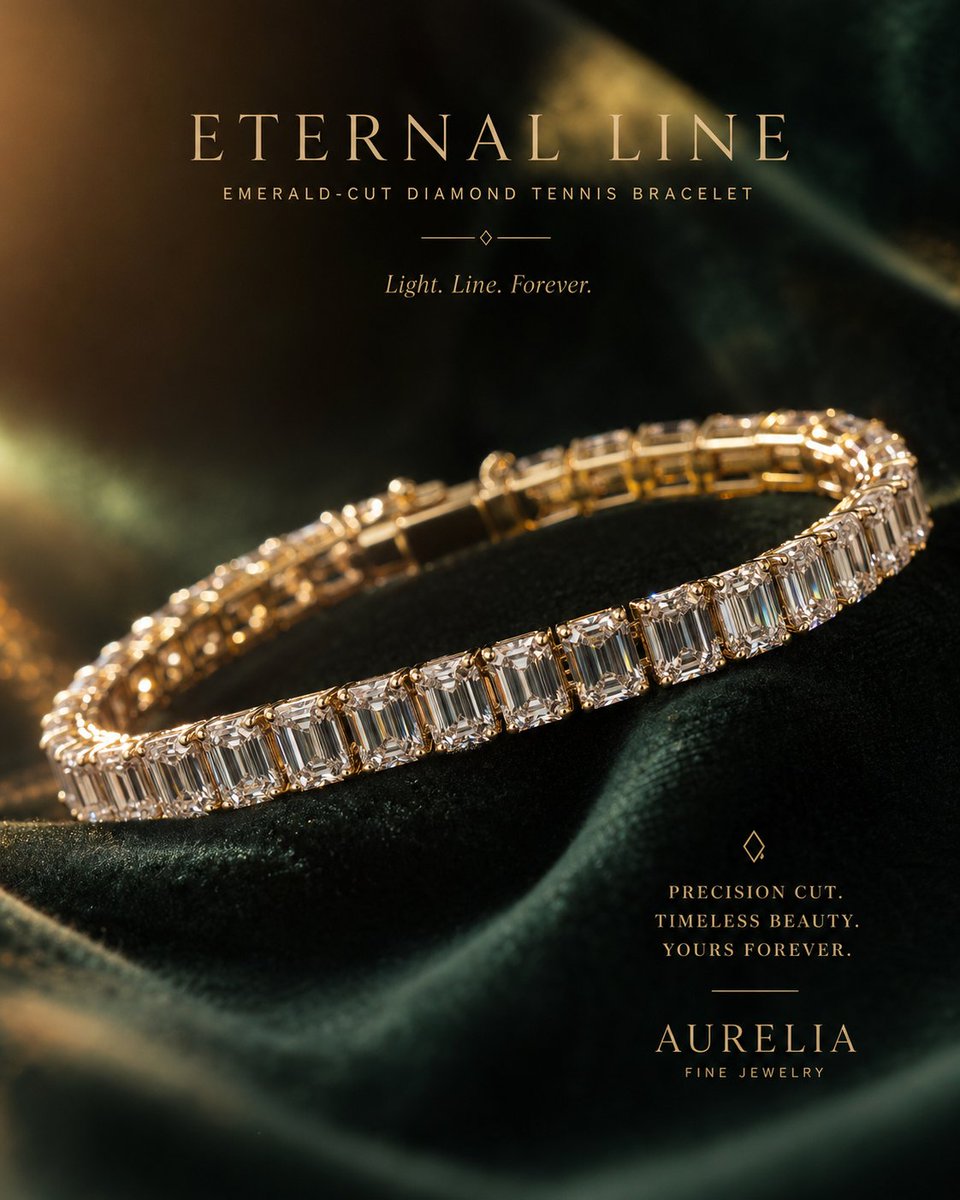 E-commerce Main Image - Luxury Jewelry Advertisement generated image example