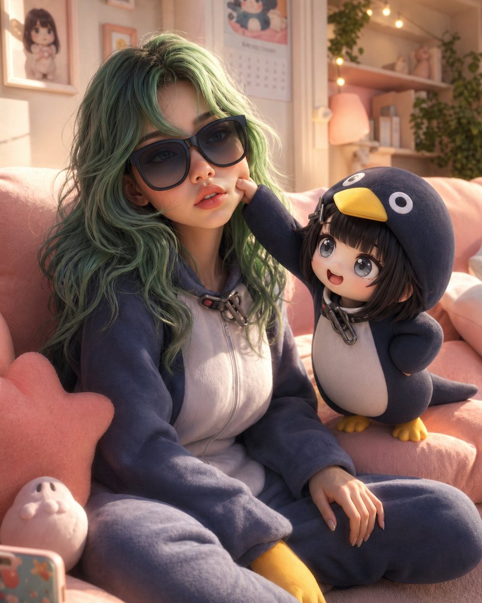 Social Media Post - 3D Animated Scene with Reference Matching generated image example