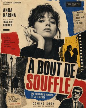 French New Wave Torn Poster Collage