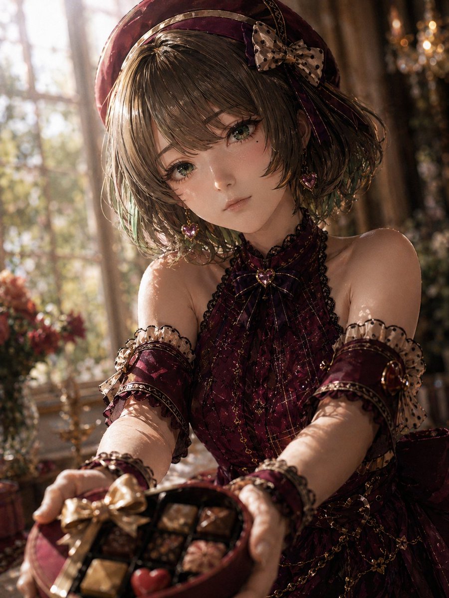 Photoreal Valentine Idol Portrait