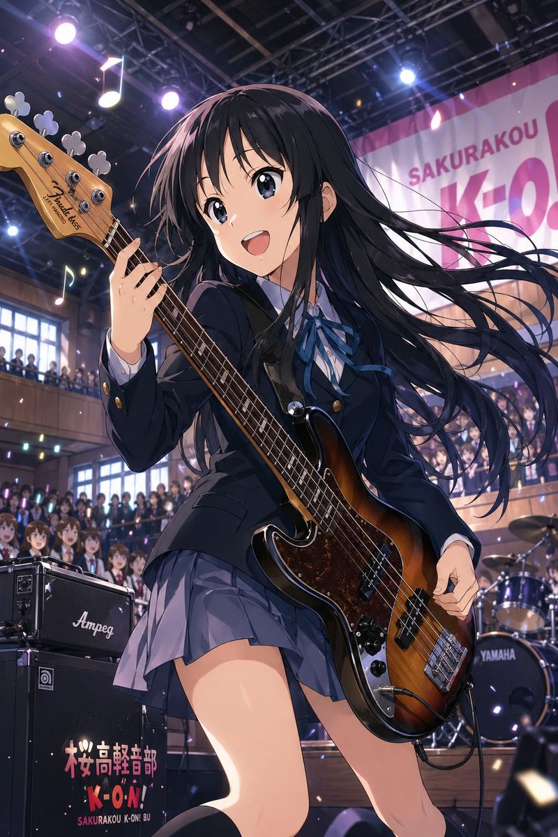 Anime School Festival Bass Performance