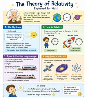 Kids Relativity Infographic Poster