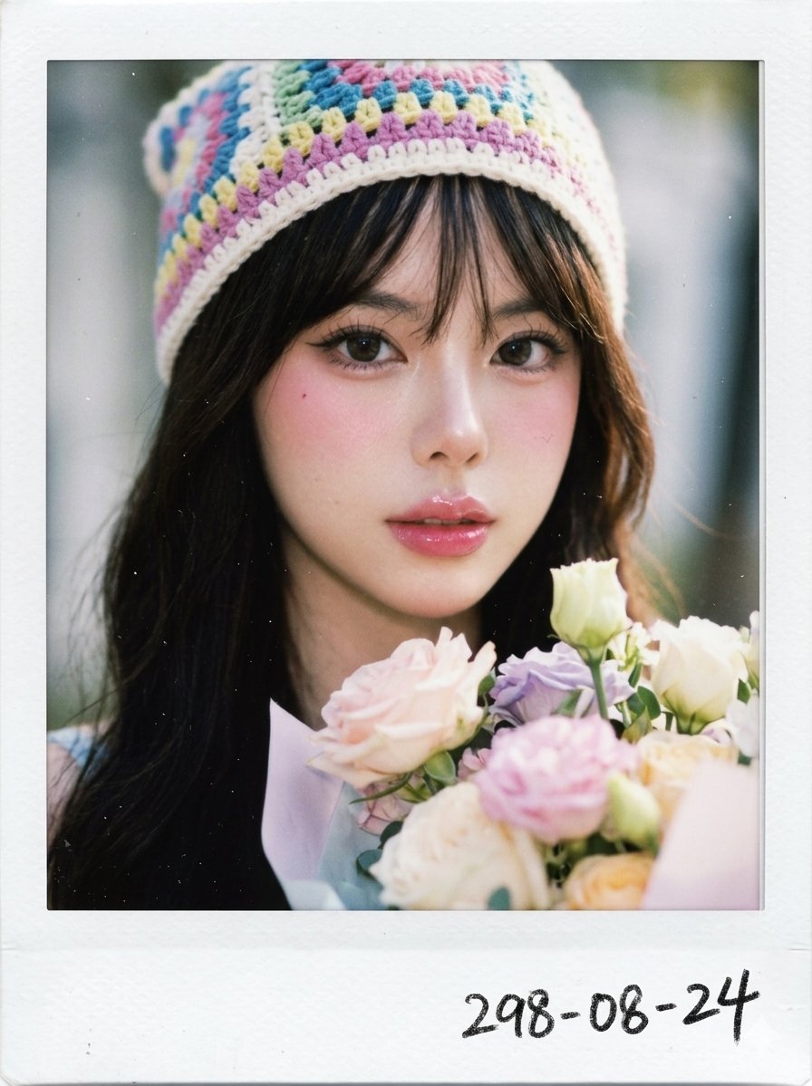Sample output image for Dreamy Polaroid Portrait