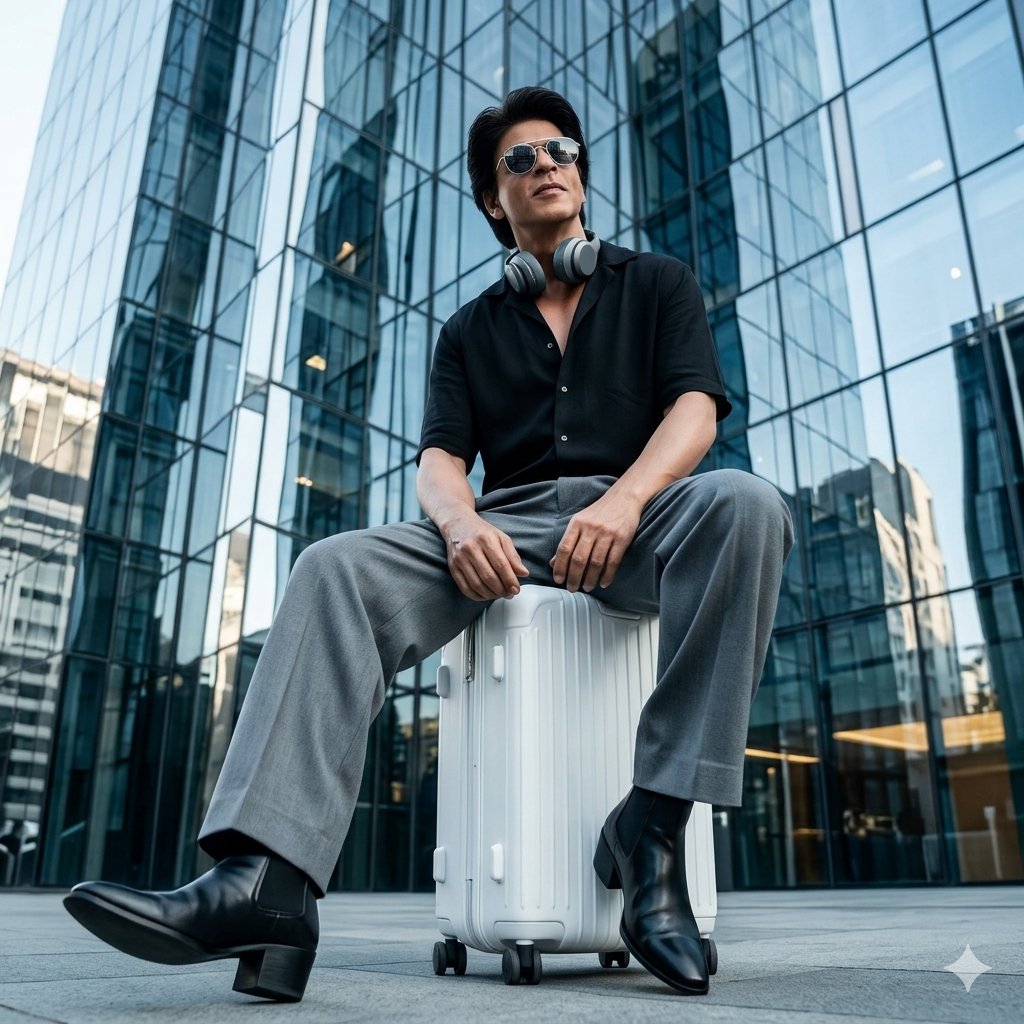 Sample output image for Urban Plaza Fashion Portrait