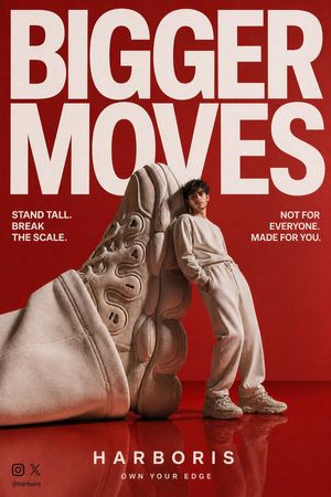High-End Streetwear Campaign Poster