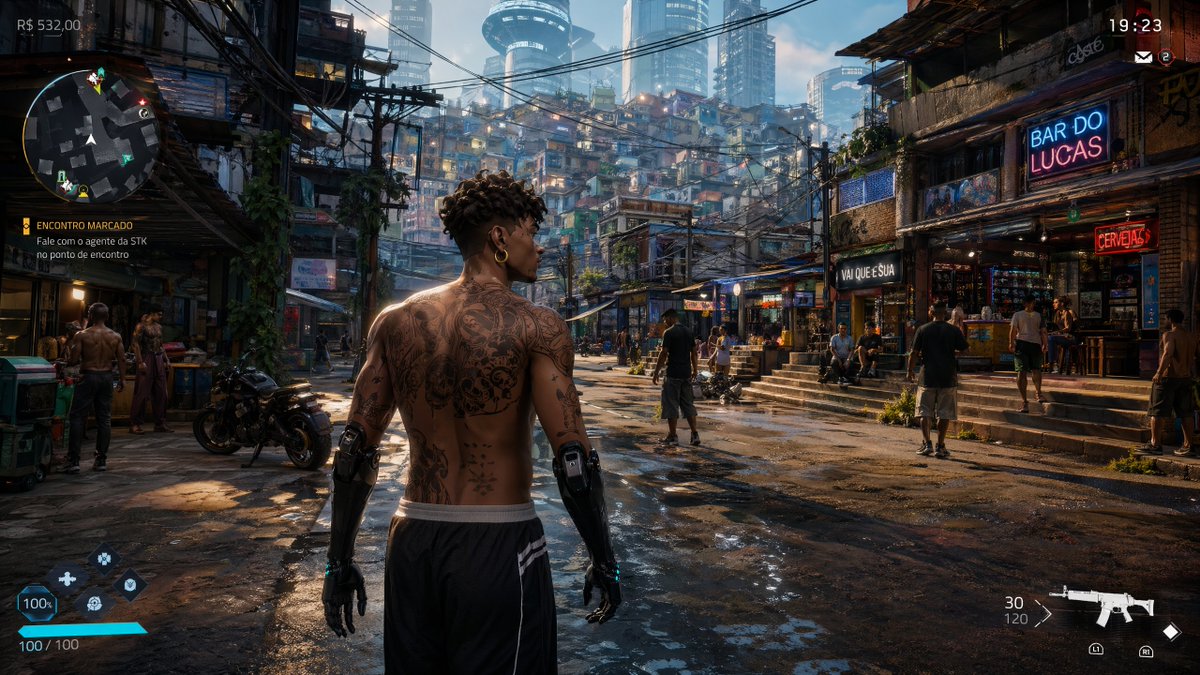 Video Game Lobby Interface Prompt example 4