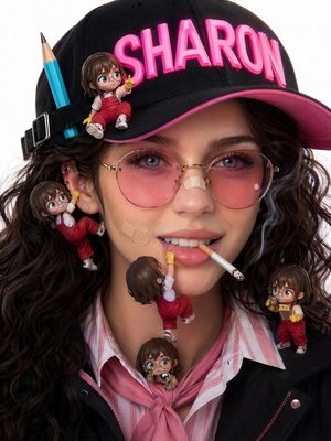 Photorealistic beauty campaign portrait prompt