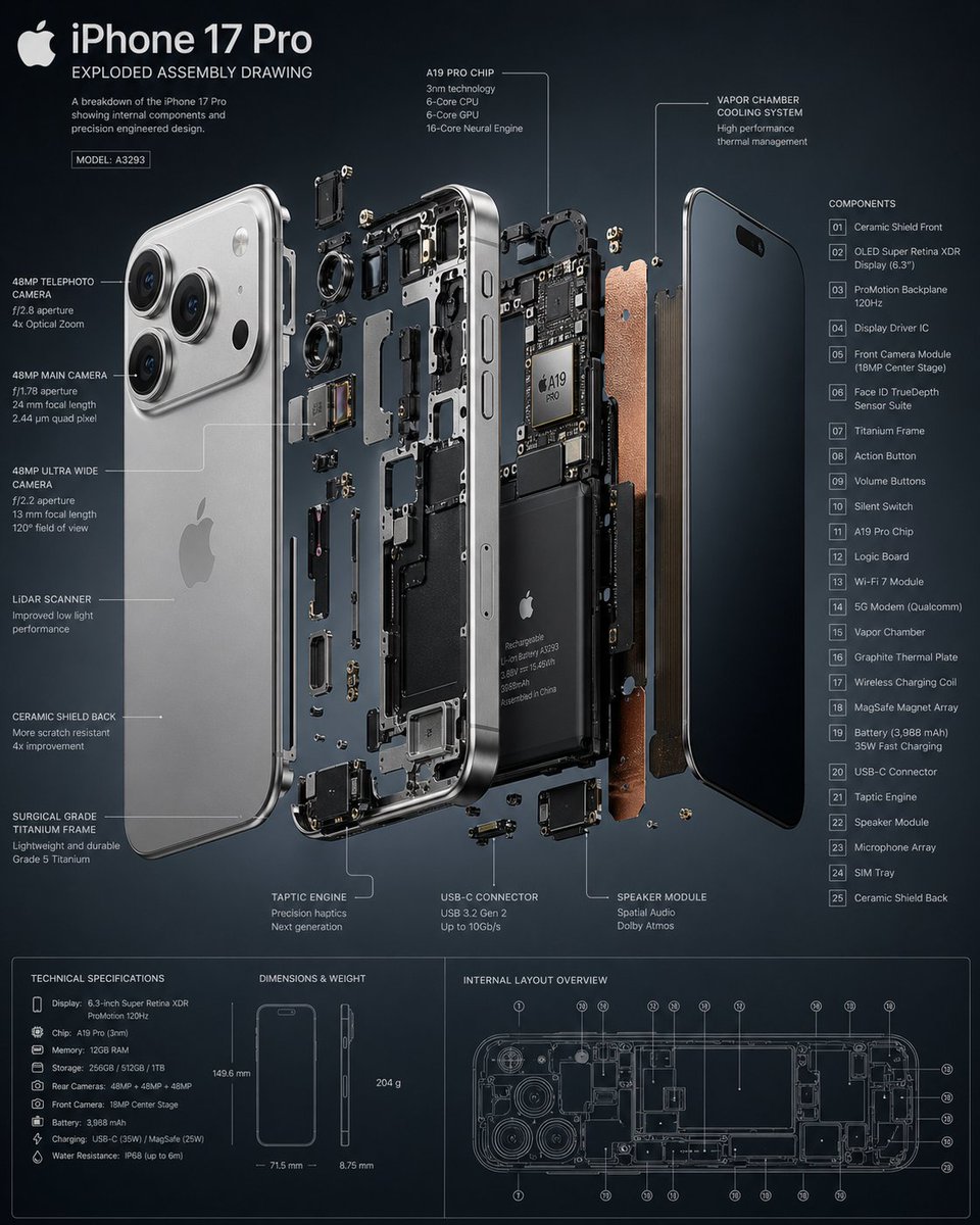 Infographic / Edu Visual - 3D Exploded Assembly Drawing generated image example