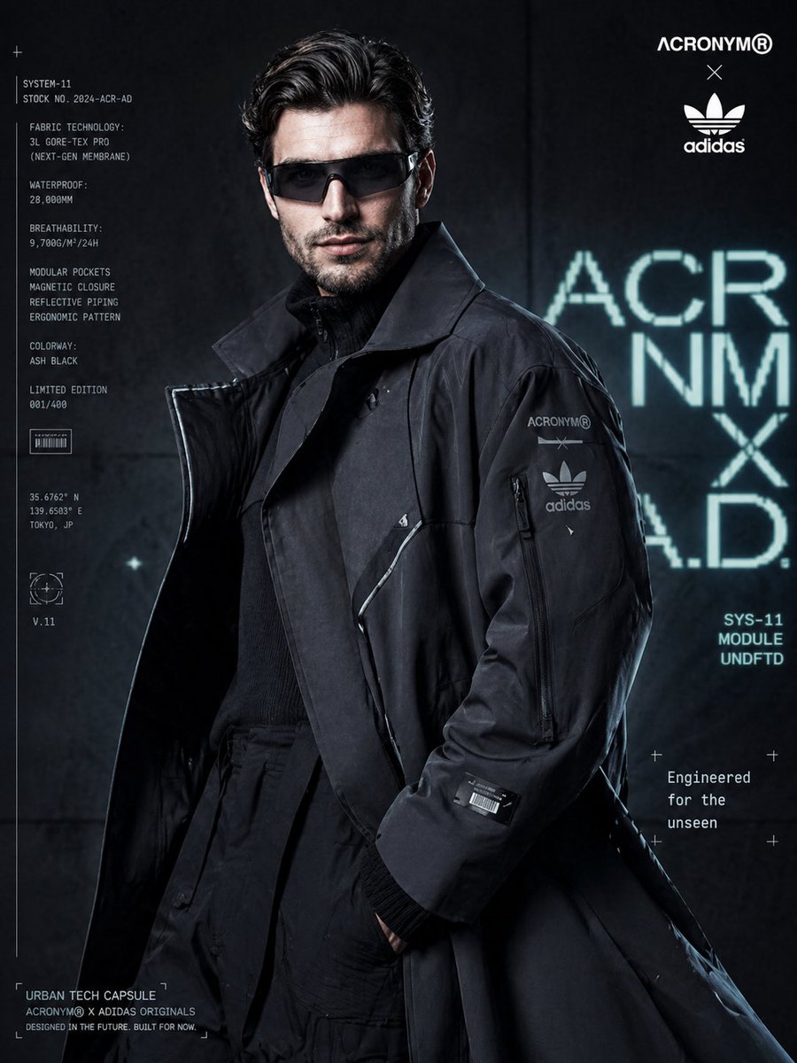 Cyberpunk Fashion Campaign Poster