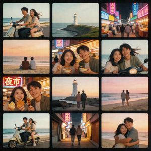 Nostalgic Tokyo Travel Collage