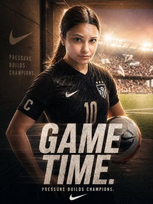 Soccer-Themed Motivational Poster