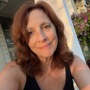 Realistic Golden Hour Porch Selfie
