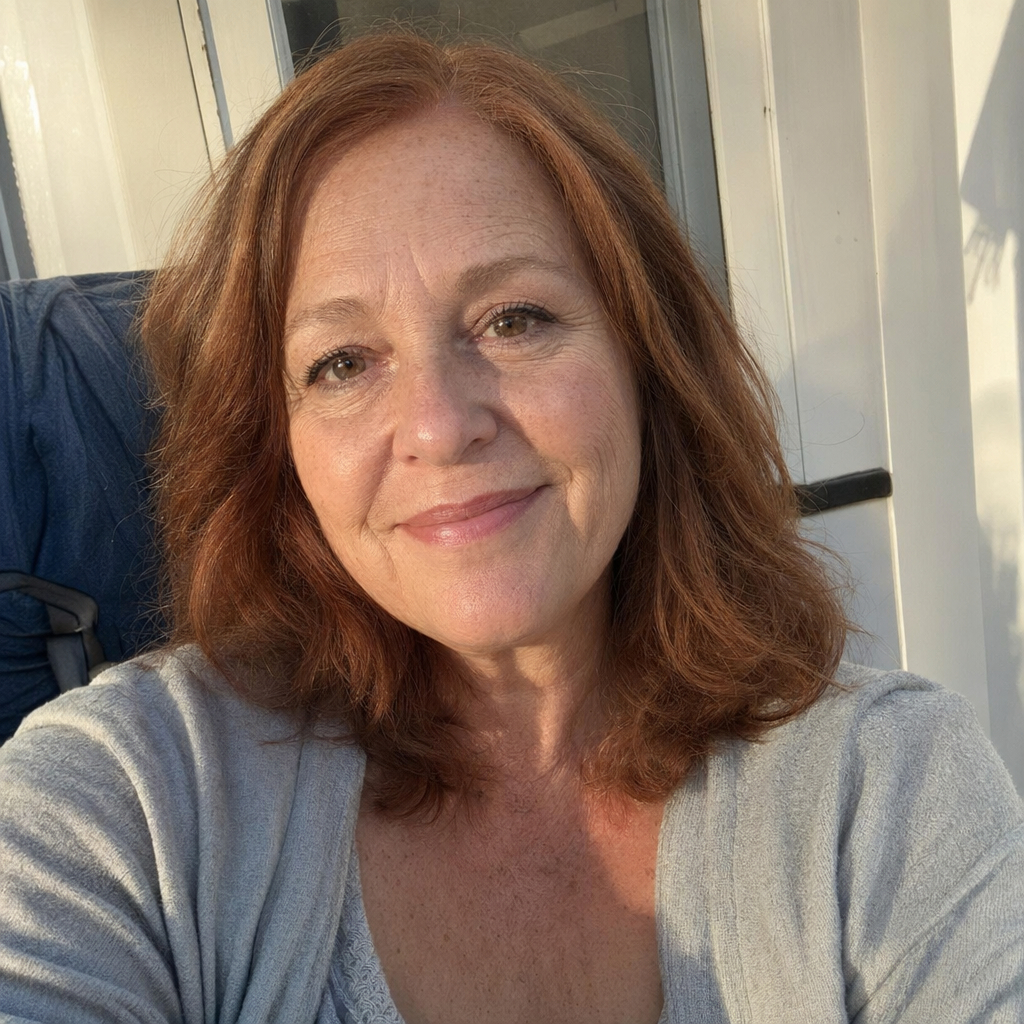 Profile / Avatar - Realistic Golden-Hour Porch Selfie generated image example