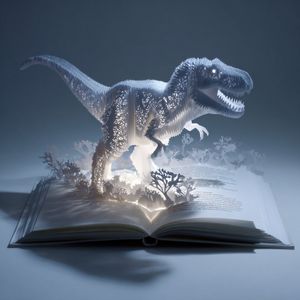 Origami Pop-Up T-Rex Book Ad