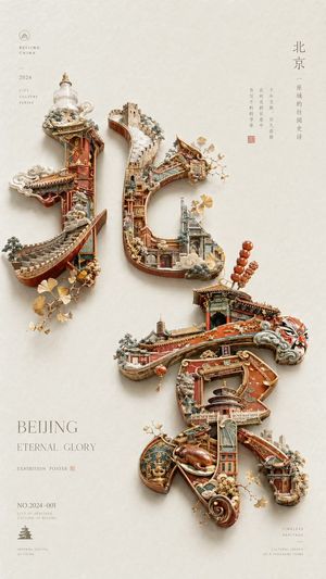 Beijing Cultural Heritage Poster