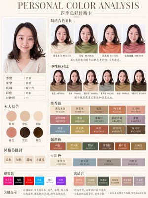 Soft Autumn Personal Color Card