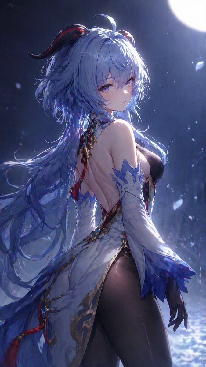 Profile / Avatar - Ethereal Blue-Haired Fantasy Portrait - Image 2