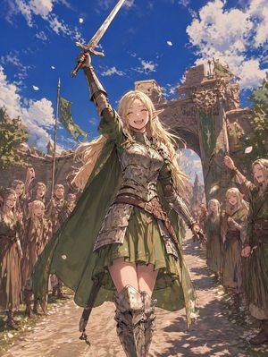 Elf Knight Victory Parade