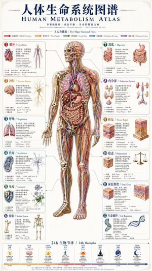 Human Metabolism Atlas Poster