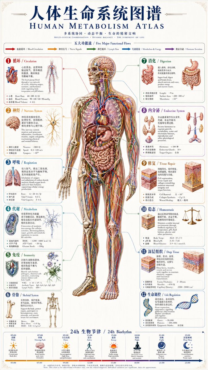 Human Metabolism Atlas Poster