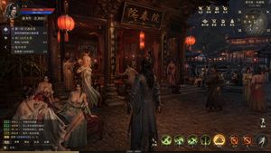 Ancient Chinese RPG Brothel Street UI