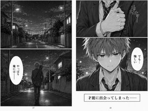 Melancholy Night Street Manga Spread