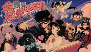 Retro Manga Love Guide Cover