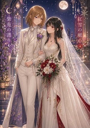 Moonlit Yuri Wedding Poster
