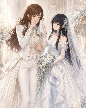 Romantic Yuri Wedding Chapel Portrait